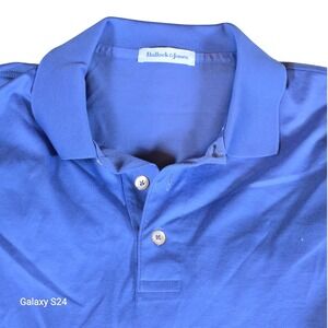 Bullock & Jones Men's Long Sleeve Polo‎ Shirt Filo di Scozia Cotton